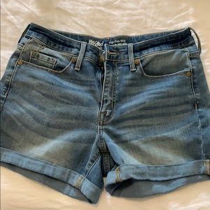 High rise mossimo Jean shorts